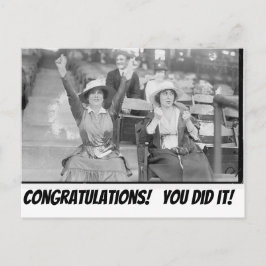 ¡Felicidades! Lo Lograste Tarjeta Postal