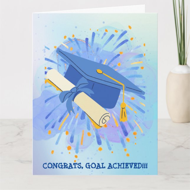 FELICIDADES, META LOGRADA!!! TARJETA (Anverso)