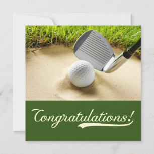 Felicidades por golf "Hole-in-One Your Golfing"