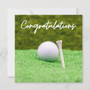 Felicidades por golf "Hole-in-One Your Golfing"