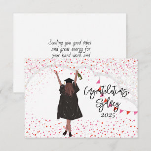 Felicidades por la graduación de la chica