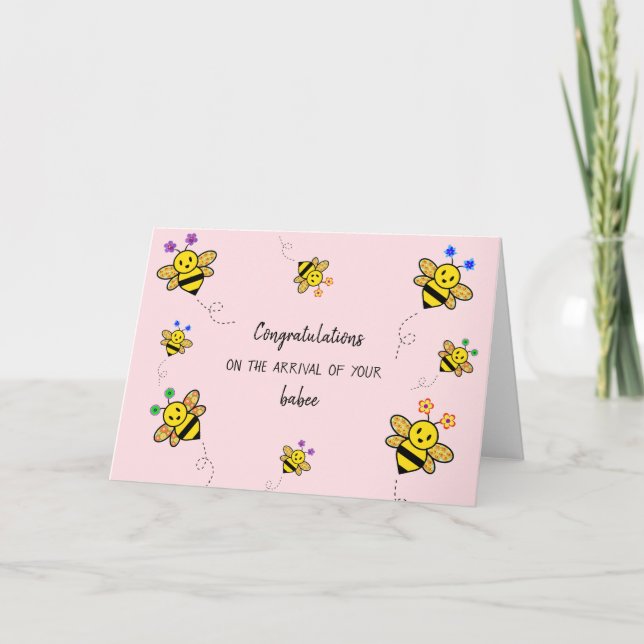 Felicidades por la llegada de tu tarjeta Babee (Anverso)