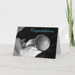 Felicidades por su tarjeta de bebé niño