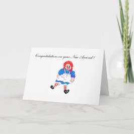 Felicidades por tu bebé con tarjeta de felicitació