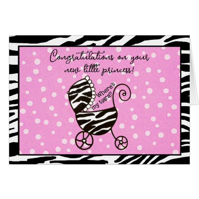 ¡Felicidades por tu nueva princesa! (Anverso (Horizontal))
