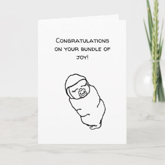 Felicidades por tu paquete de tarjeta de bebé de a