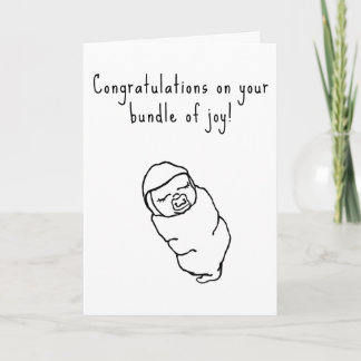 Felicidades por tu paquete de tarjeta de bebé de a