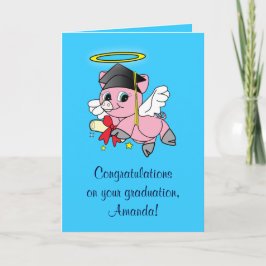 Felicidades por tu tarjeta de graduación de Ángel 