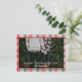 Felicidades recién casados Plaid Navidad Foto 