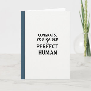 Felicidades Tarjeta de Ascenso Humano Perfecto