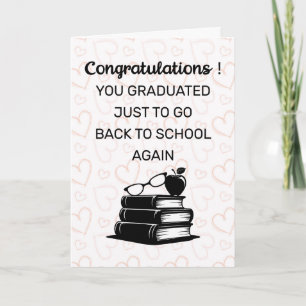 Felicidades Tarjeta de Graduación, Graduado de Esc