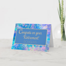 ¡Felicidades! Tarjeta de jubilación Personalizado 