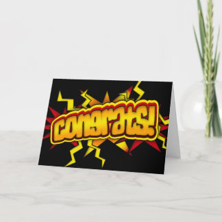 ¡Felicidades! Tarjeta de saludo, cambia el texto i