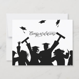 Felicidades Tarjeta Postal de Graduación