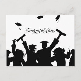 Felicidades Tarjeta Postal de Graduación