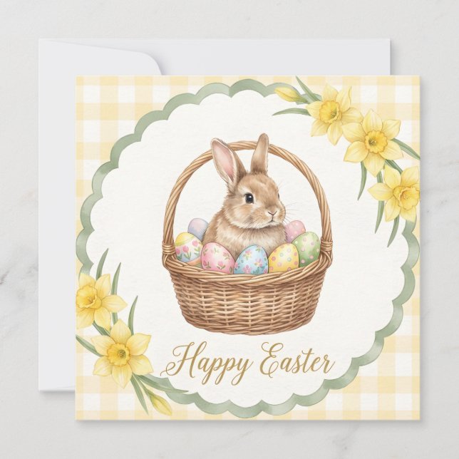 Felicitación caprichosa de Pascua feliz (Anverso)