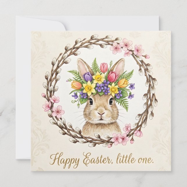 Felicitación caprichosa de Pascua feliz (Anverso)