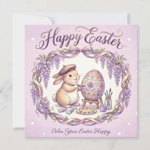 Felicitación caprichosa de Pascua feliz