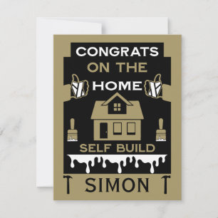 Felicitación de autoconstrucción de hogar