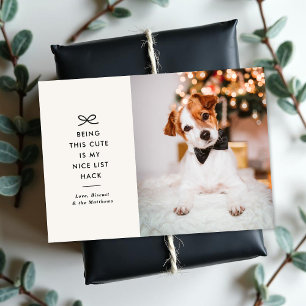 Felicitación de Navidad para mascotas con dicho li