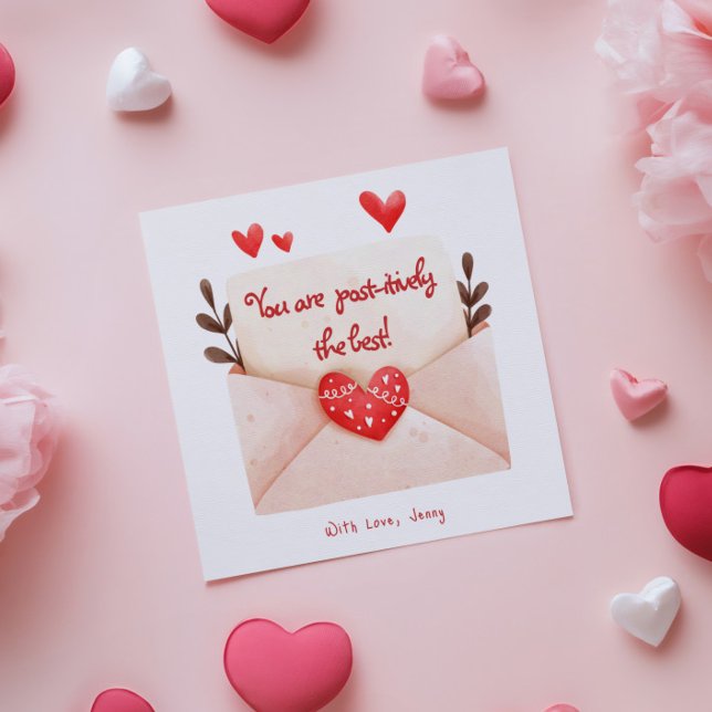 Felicitación del Día de San Valentín Post-itivamen (Subido por el creador)