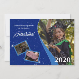 Felicitación o invitación de graduación
