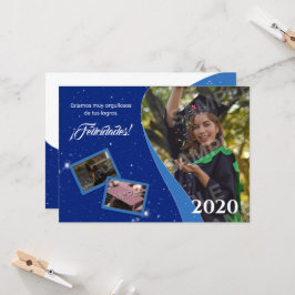 Felicitación o invitación de graduación