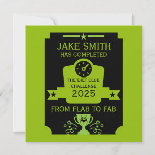 Felicitación por pérdida de peso