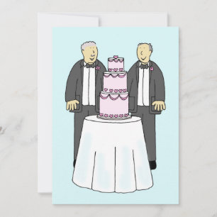 Felicitaciones a Boda de pareja masculina