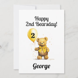 Felicitaciones a Feliz Segundo Cumpleaños Personal