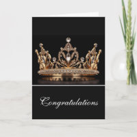Felicitaciones a la Corona por la tarjeta de felic