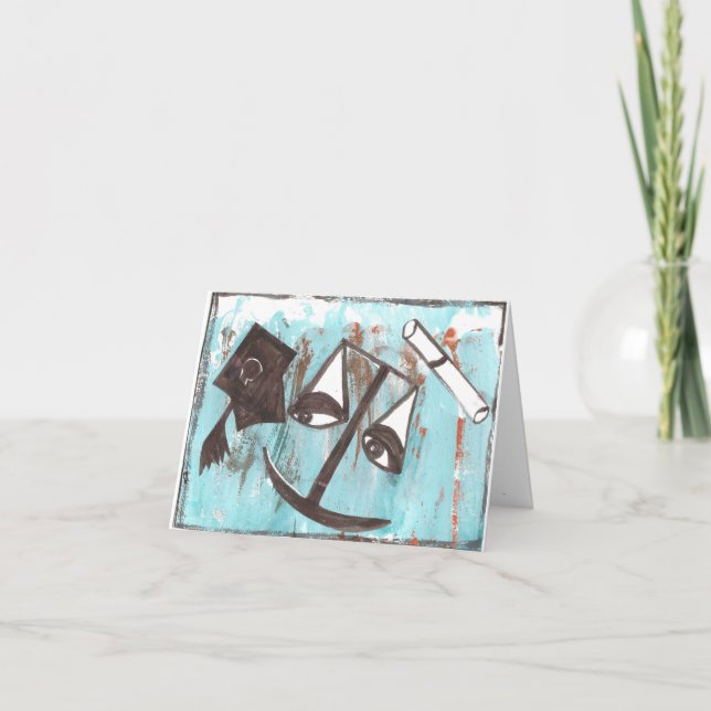 Felicitaciones a la nueva tarjeta de abogado (Anverso)