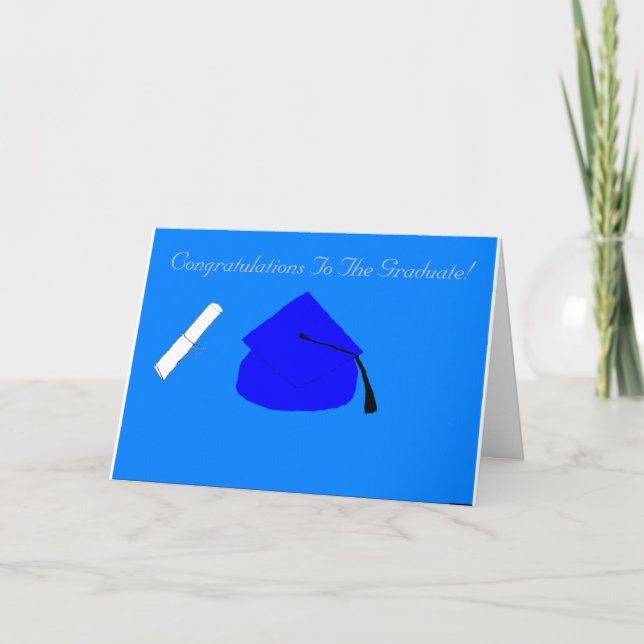 Felicitaciones A La Tarjeta De Graduado (Anverso)