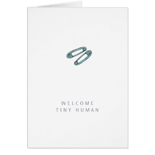 Felicitaciones a los bebés Tarjeta de pasadores