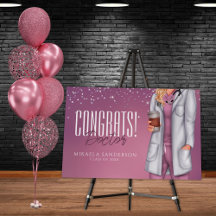 Felicitaciones a Médico médica graduada