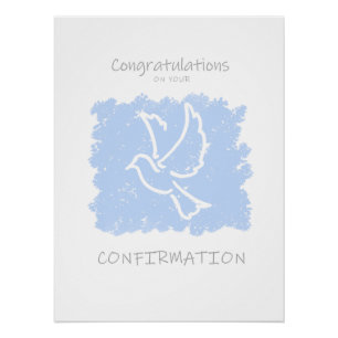 Felicitaciones a su poster de confirmación