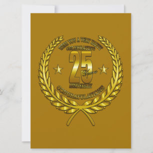 Felicitaciones al 25° aniversario