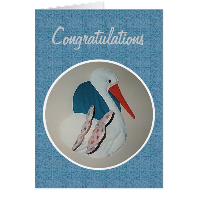 Felicitaciones Baby Boy Card (Frente)