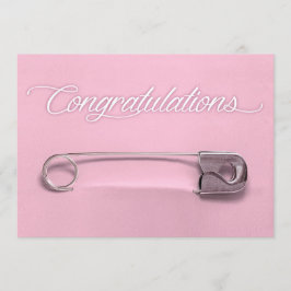 Felicitaciones Baby Safety Pin