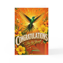 Felicitaciones Big Up Yusef -De Jamaica - tarjetas