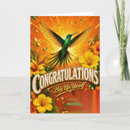 Felicitaciones Big Up Yusef -De Jamaica - tarjetas