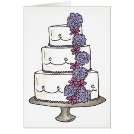 Felicitaciones Boda Aniversario Torta Floral