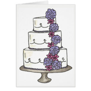 Felicitaciones Boda Aniversario Torta Floral