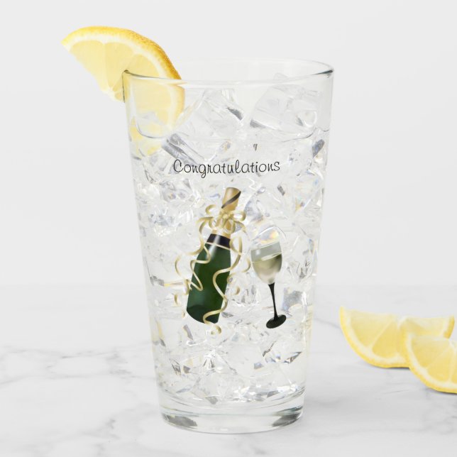 Felicitaciones Copa de Vidrio (Anverso (hielo))