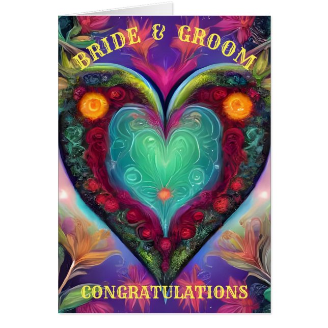 FELICITACIONES DE BRIDE Y GROOM (Frente)