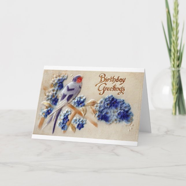 Felicitaciones de cumpleaños tarjeta postal de páj (Anverso)