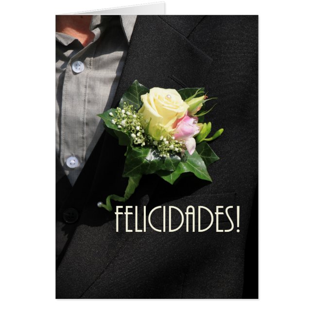 Felicitaciones de los bodas españoles (Frente)