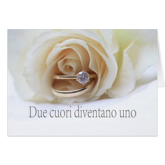 felicitaciones de los bodas italianos (Anverso (Horizontal))