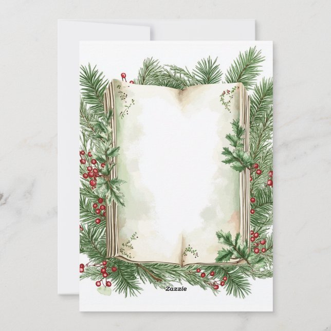 Felicitaciones de Navidad (Reverso)