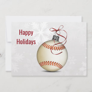 felicitaciones de Navidad de béisbol